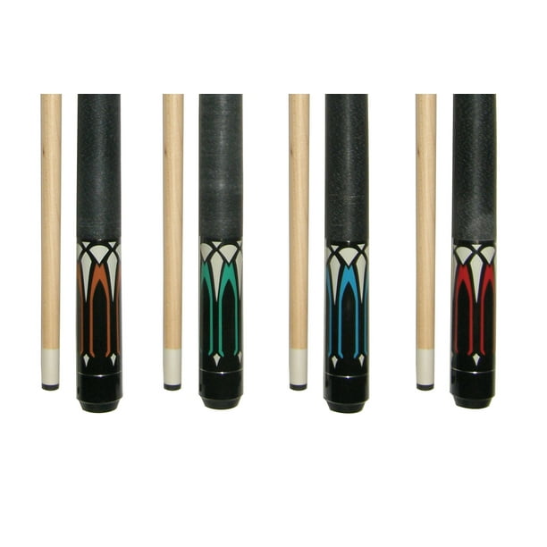 18-21 Oz Brown 58" 2-Piece Canadian Maple Hardwood Billiard Pool Cue Stick 18-21 Oz Brown 58" 2-Piece Canadian Maple Hardwood Billiard Pool Cue Stick